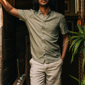 The Short Sleeve Jack in Sage and Natural - featured image