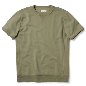 flatlay of The Short Sleeve Fillmore Crew in Olive
