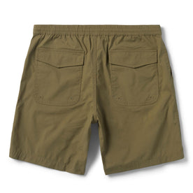 flatlay of the back of The Adventure Short in Olive
