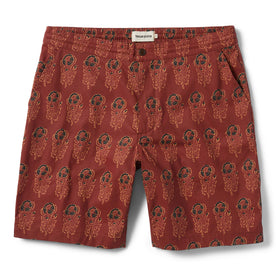 The Adventure Short in Rust Floral - featured image