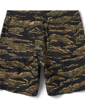 flatlay of the back of The Adventure Short in Tiger Camo, Bottoms by Taylor Stitch