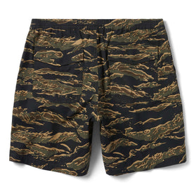 flatlay of the back of The Adventure Short in Tiger Camo