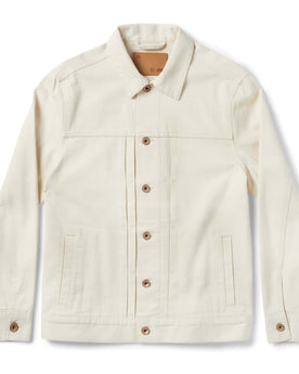 flatlay of The Dispatch Jacket in Natural, Outerwear by Taylor Stitch