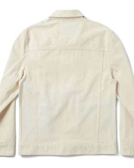flatlay of The Dispatch Jacket in Natural, from the back, Outerwear by Taylor Stitch