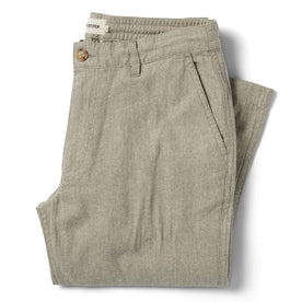 The Easy Pant in Olive Herringbone - featured image