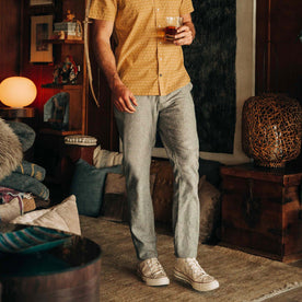 The Easy Pant in Olive Herringbone - featured image