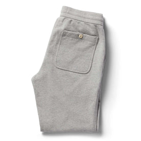 flatlay of The Fillmore Pant in Heather Grey, shown from the back