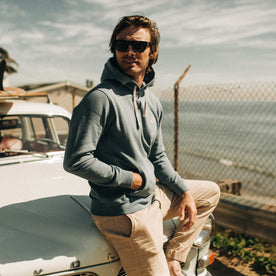 The Fillmore Hoodie in Ocean and Natural - featured image