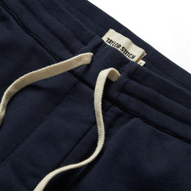 material shot of the drawcords on The Fillmore Short in Dark Navy