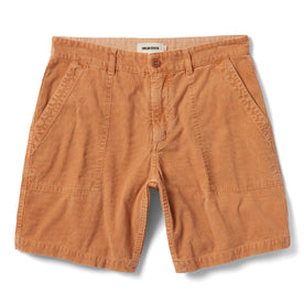 The Trail Short in Apricot Micro Cord - featured image