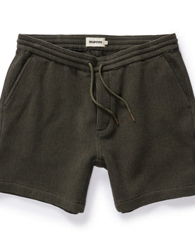 flatlay of The Apres Short in Army Waffle, Bottoms by Taylor Stitch