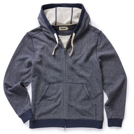 The Apres Zip Hoodie in Heather Navy Terry - featured image