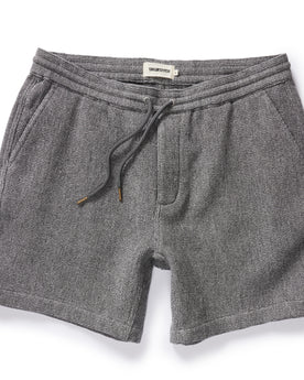 flatlay of The Apres Short in Charcoal Waffle, Bottoms by Taylor Stitch