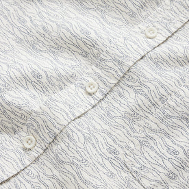 material shot of the pattern on The Short Sleeve Jack in Gulf Stream