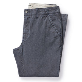 The Morse Pant in Washed Indigo Stripe - featured image