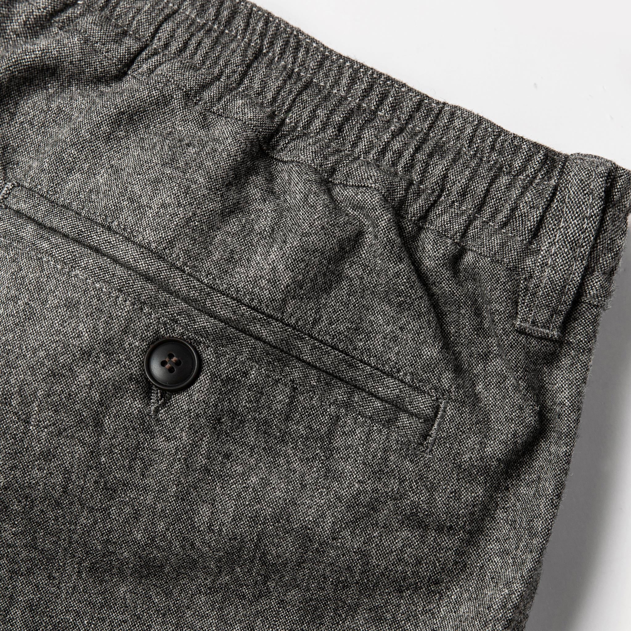 material shot of back pocket, Bottoms by Taylor Stitch