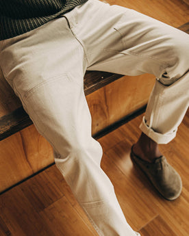 The Chore Pant in Natural Boss Duck: Alternate Image 2, Bottoms by Taylor Stitch