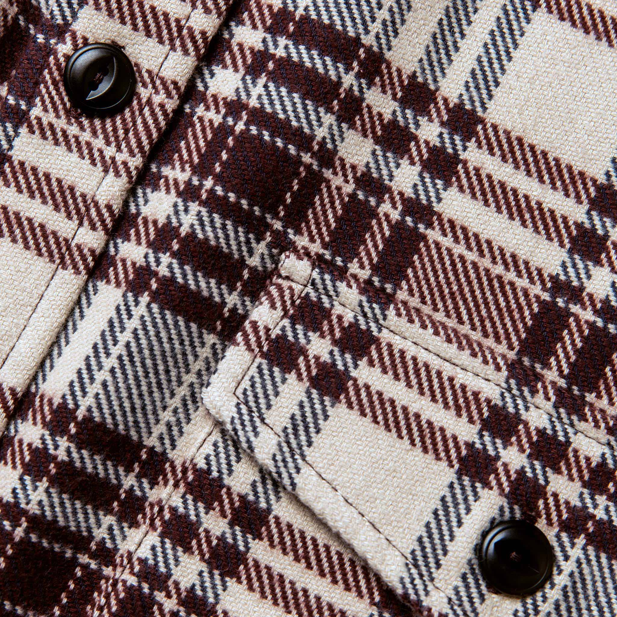 material shot of front pocket, Wovens by Taylor Stitch