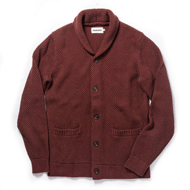 The Crawford Sweater in Burgundy - featured image