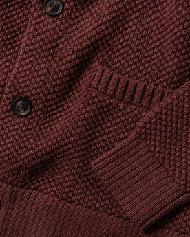 material shot of sleeve and pocket, Knits by Taylor Stitch
