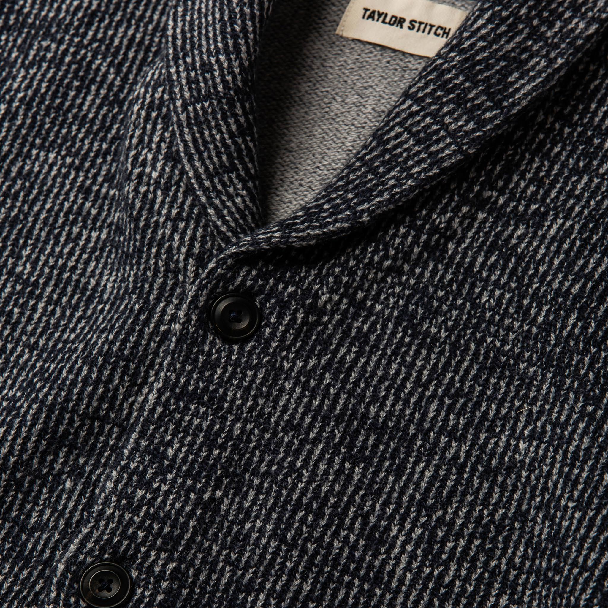 material shot of chest, Knits by Taylor Stitch