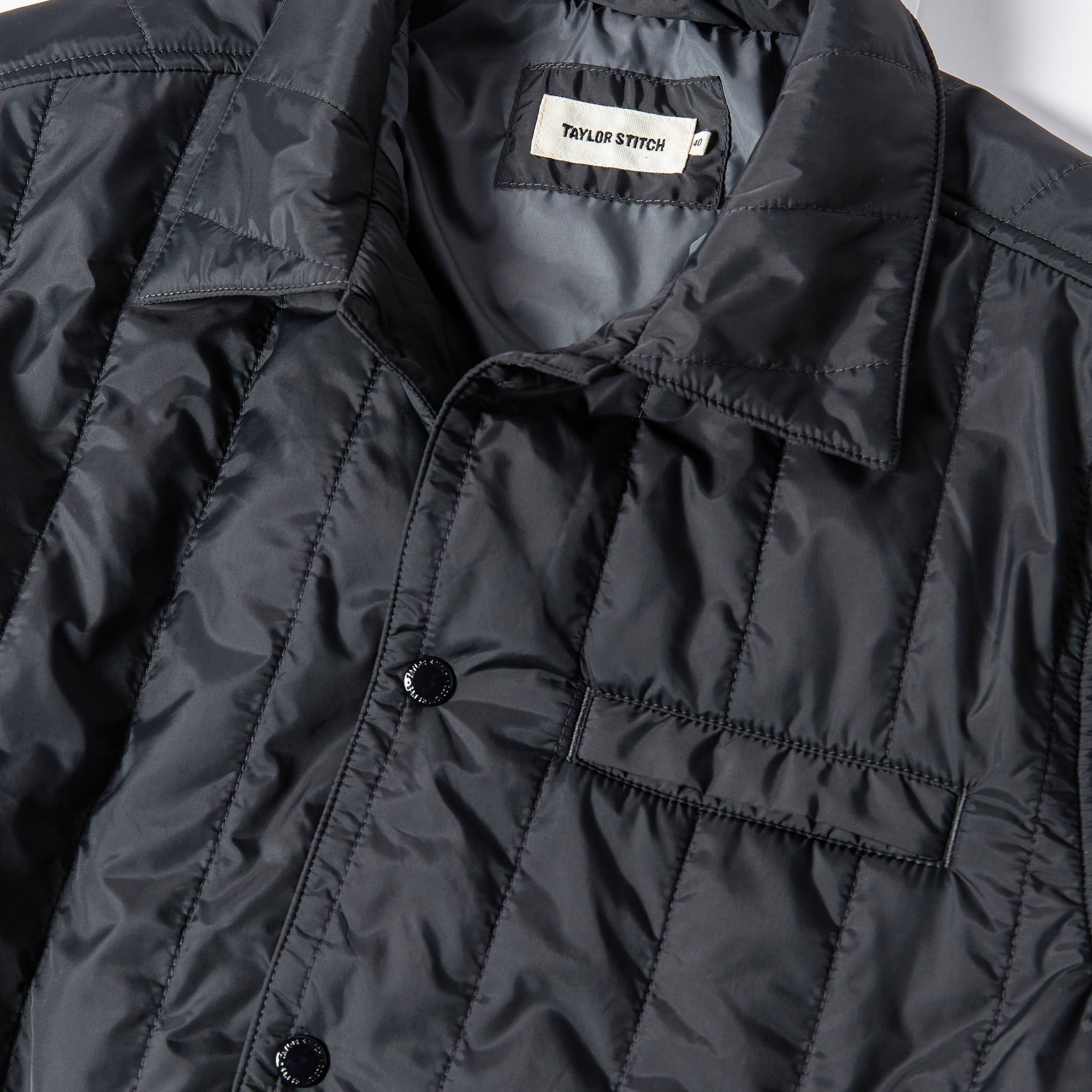 material shot of chest, Outerwear by Taylor Stitch