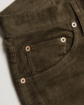 material shot of pocket, Bottoms by Taylor Stitch