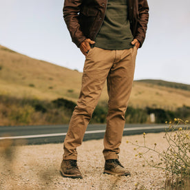 The Democratic Foundation Pant in Organic British Khaki - featured image