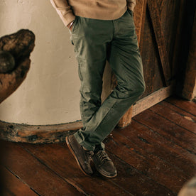 The Democratic Foundation Pant in Organic Olive - featured image