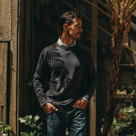The Fillmore Crewneck in Coal Terry - featured image