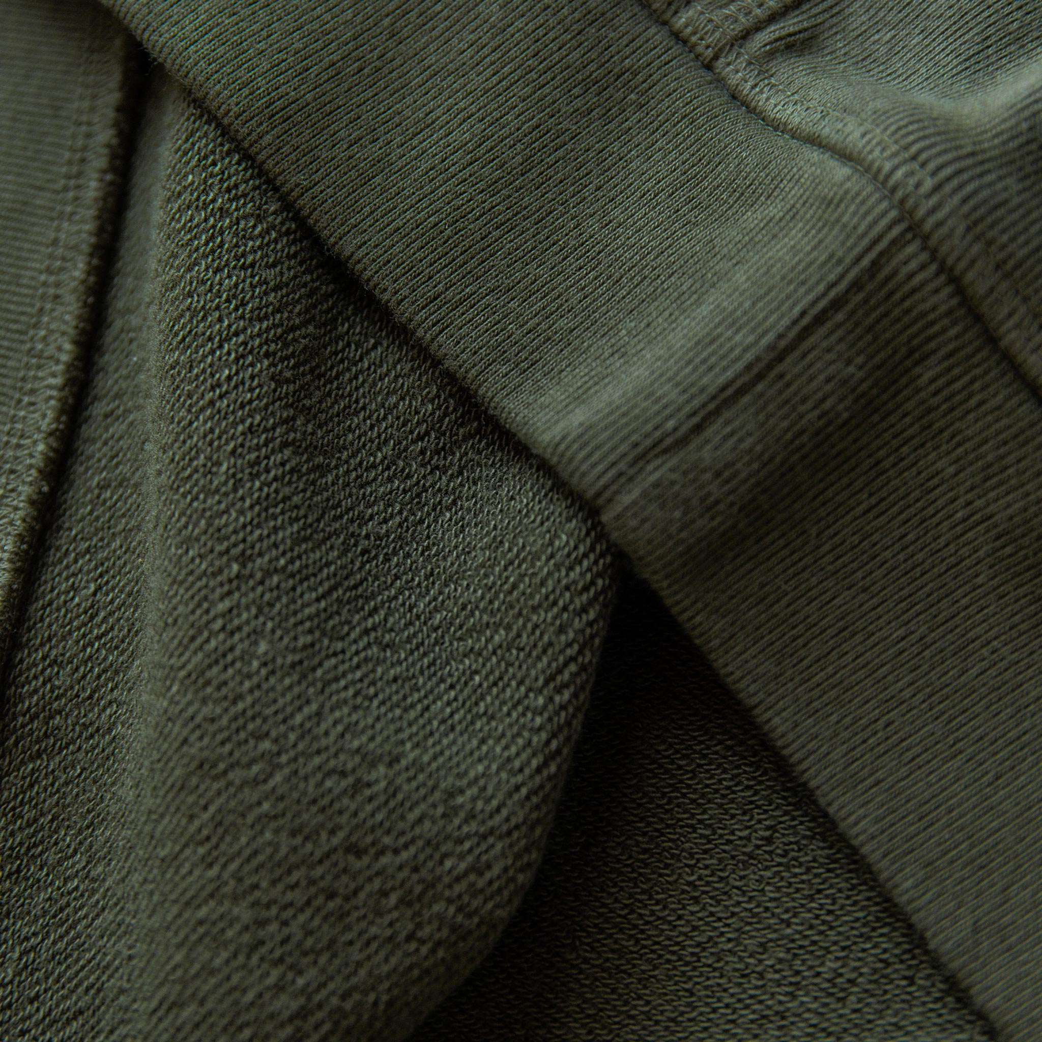 The Fillmore Crewneck in Dark Olive Terry: Alternate Image 6, Knits by Taylor Stitch