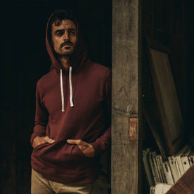 The Fillmore Hoodie in Burgundy Terry - featured image