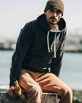 The Fillmore Hoodie in Coal Terry: Alternate Image 1, Knits by Taylor Stitch