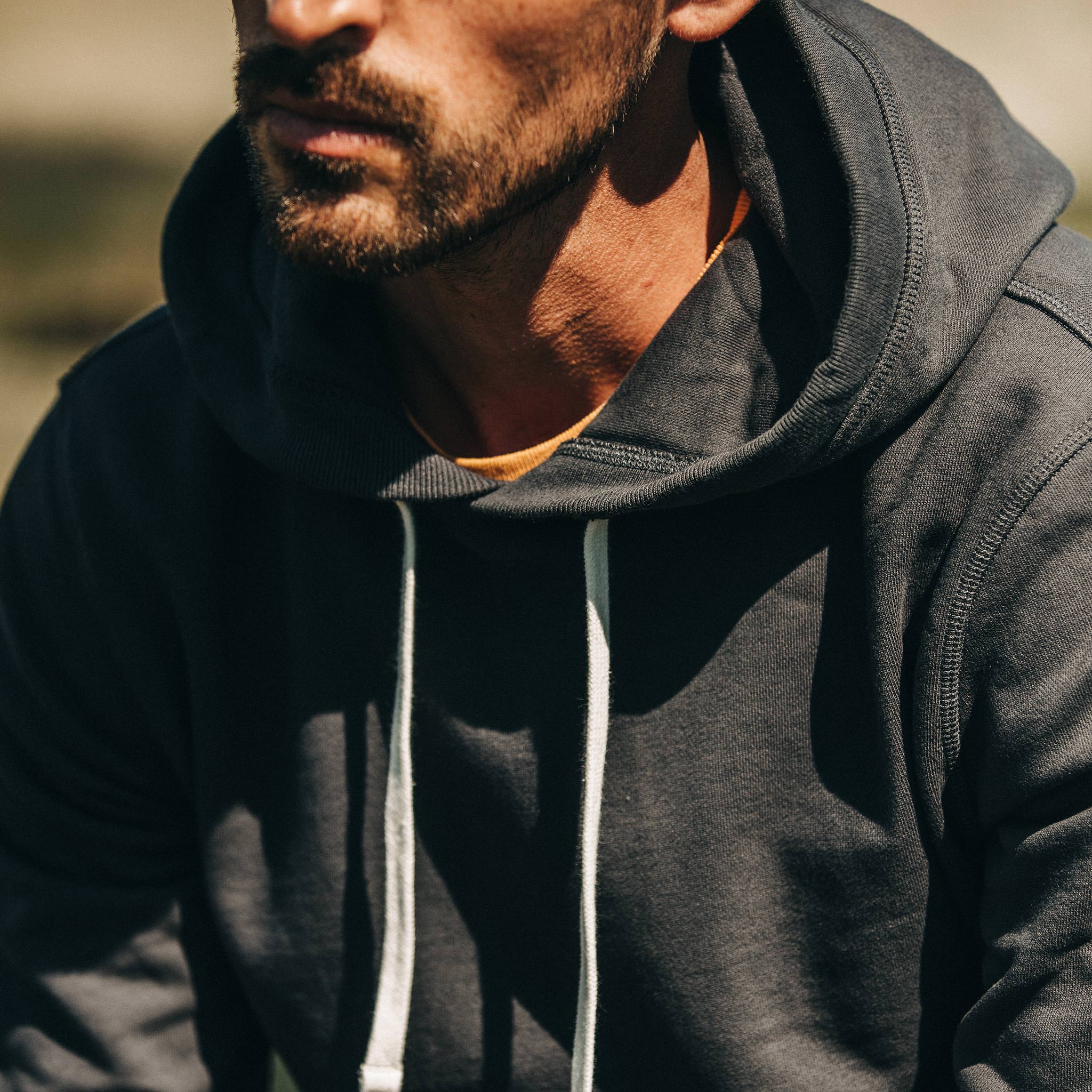 The Fillmore Hoodie in Coal Terry: Alternate Image 2, Knits by Taylor Stitch