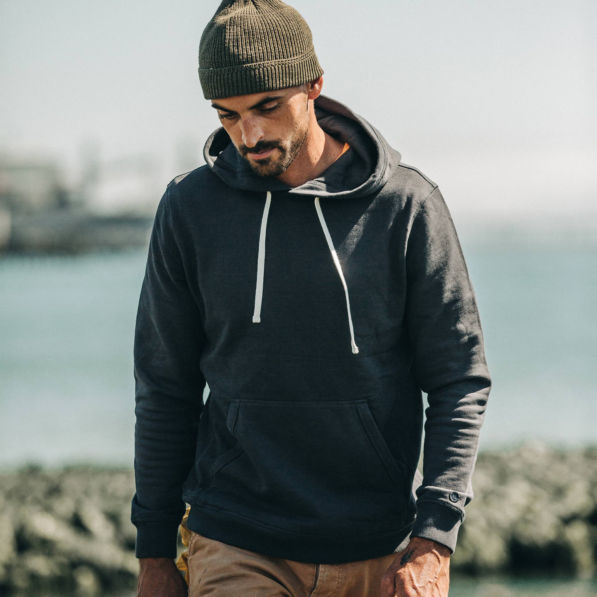 The Fillmore Hoodie in Coal Terry: Alternate Image 4, Knits by Taylor Stitch