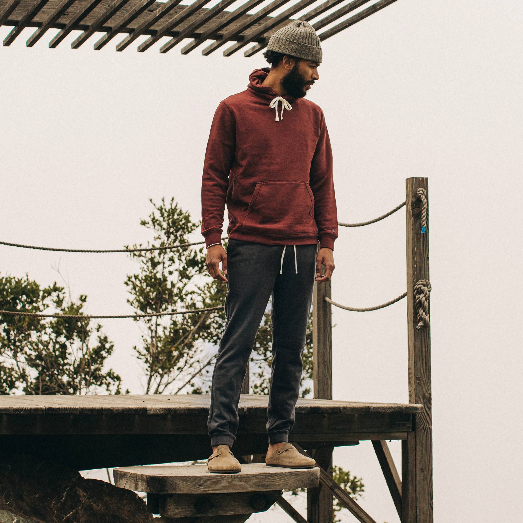 The Fillmore Pant in Coal Terry: Alternate Image 1, Bottoms by Taylor Stitch