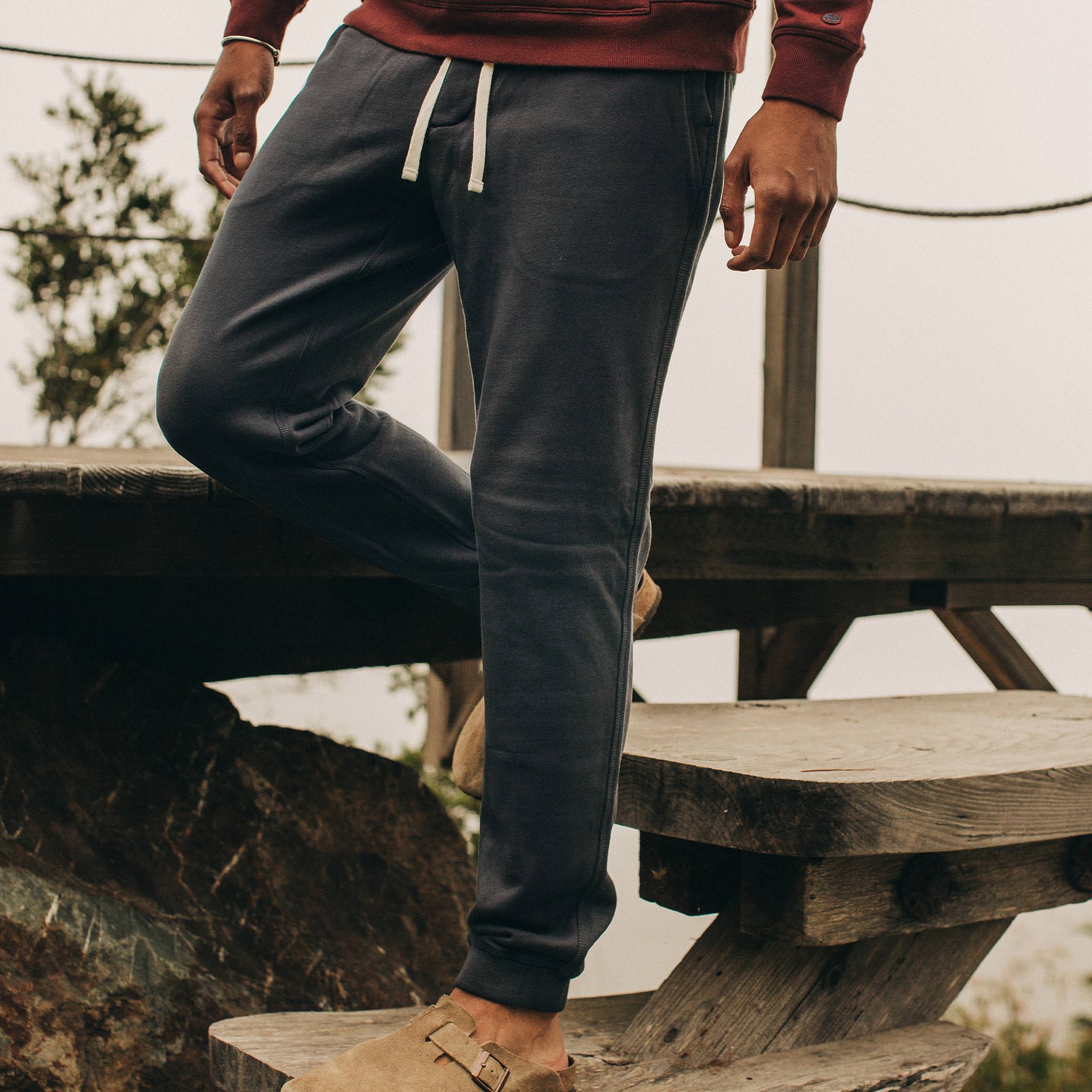 The Fillmore Pant in Coal Terry: Alternate Image 2, Bottoms by Taylor Stitch