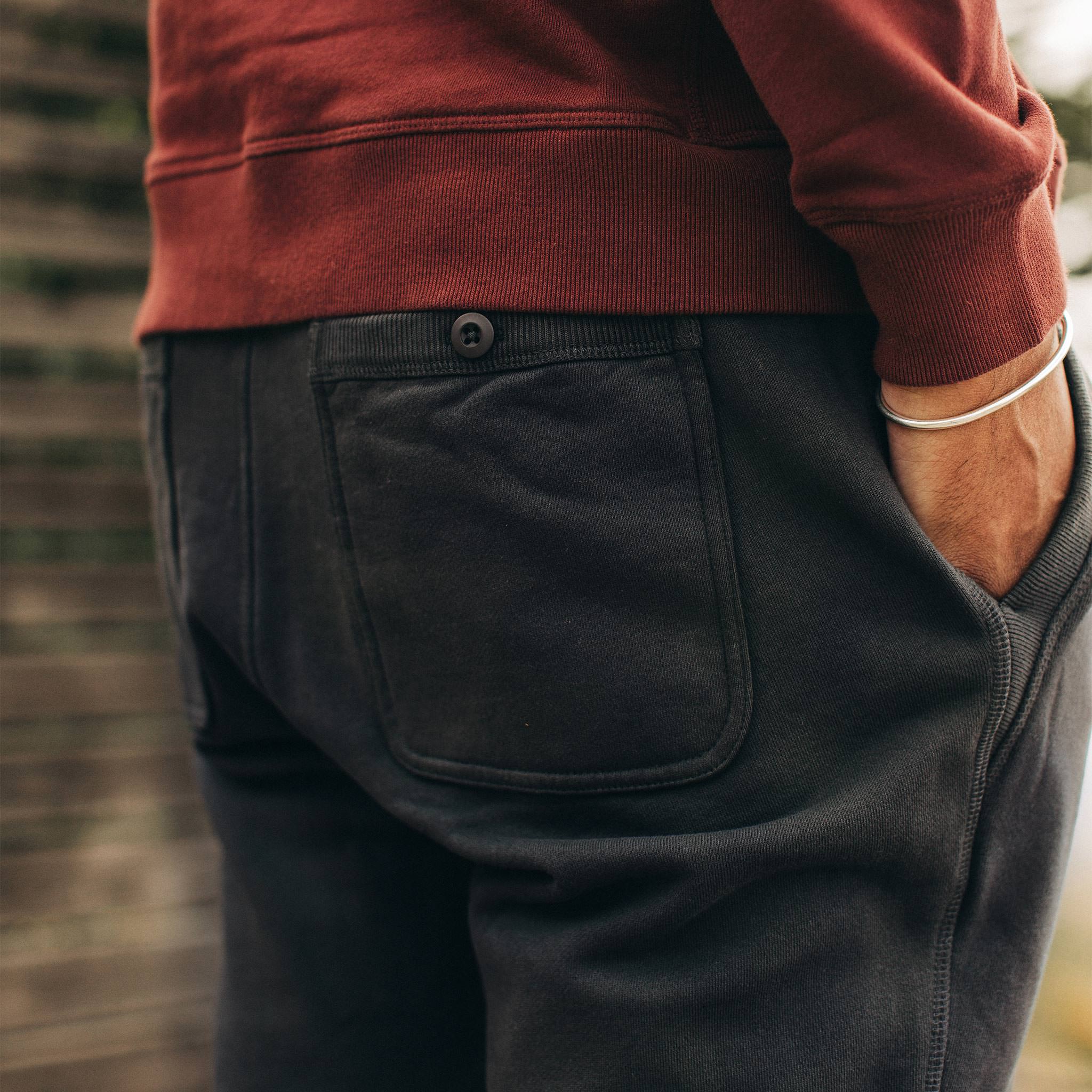 The Fillmore Pant in Coal Terry: Alternate Image 4, Bottoms by Taylor Stitch