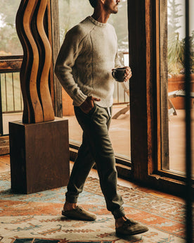 The Fillmore Pant in Dark Olive Terry: Alternate Image 1, Bottoms by Taylor Stitch