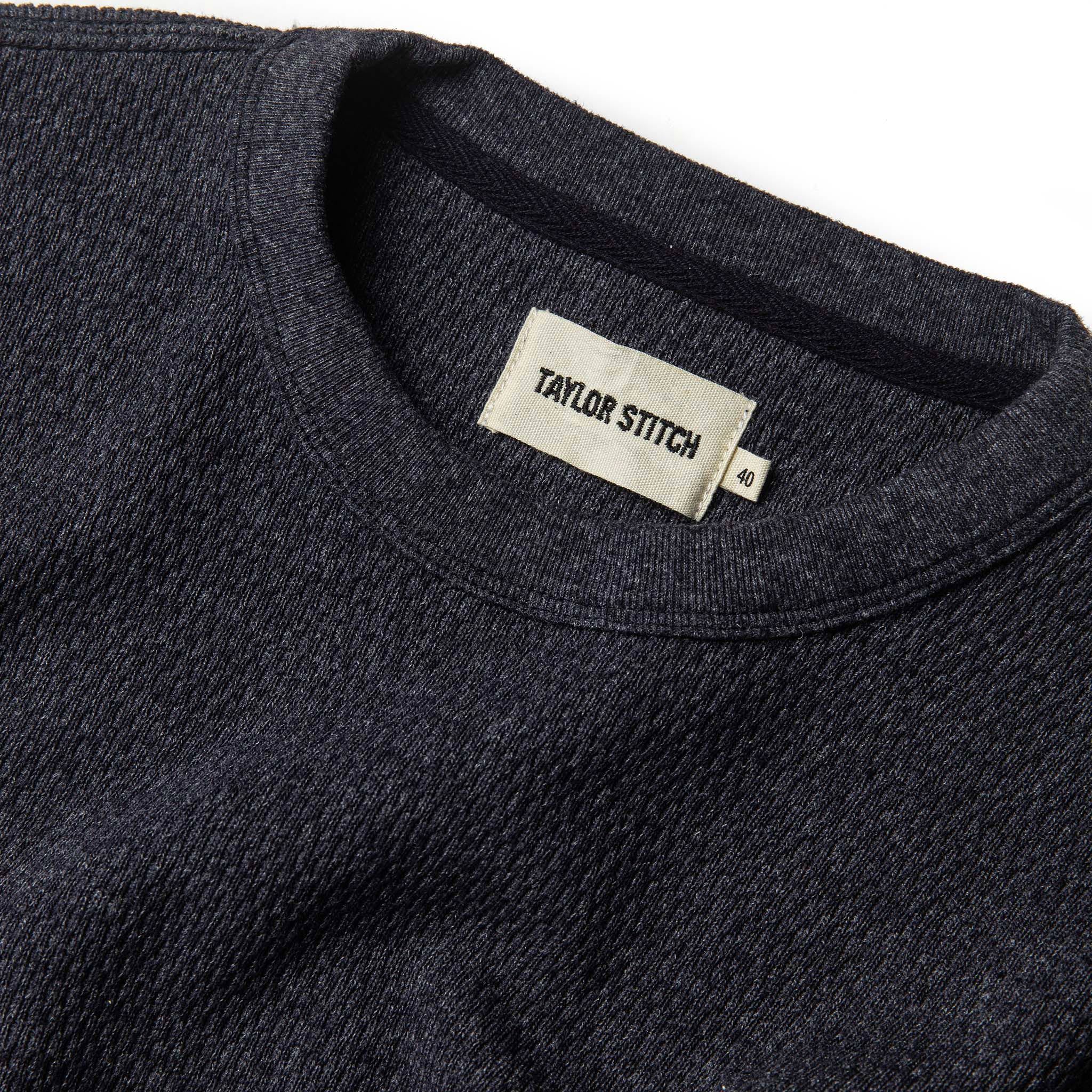 material shot of chest, Knits by Taylor Stitch