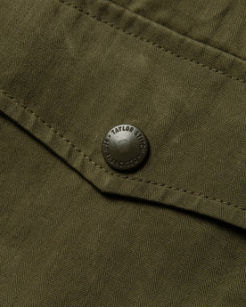 material shot of button, Outerwear by Taylor Stitch