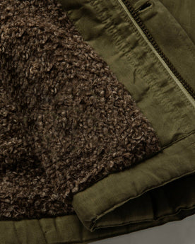 material shot of interior, Outerwear by Taylor Stitch