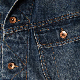 material shot of front pocket