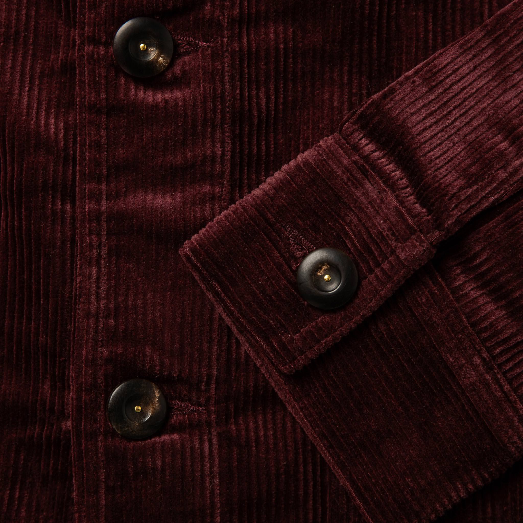 material shot of sleeve, Outerwear by Taylor Stitch