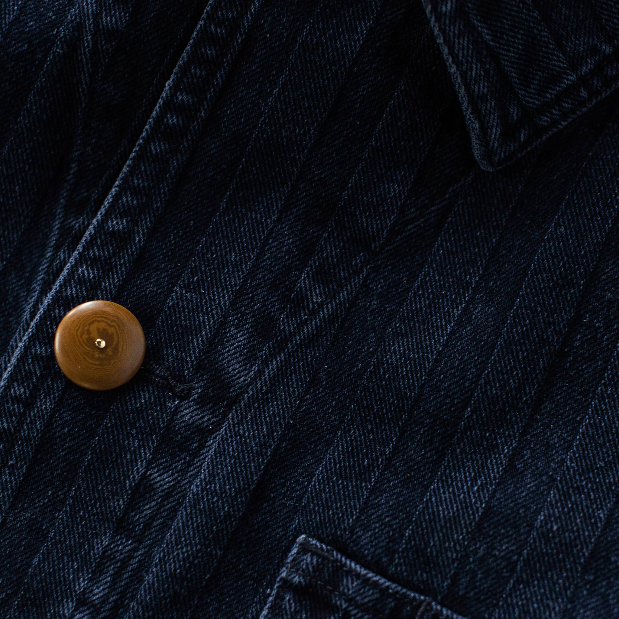 material shot of button and fabric, Outerwear by Taylor Stitch