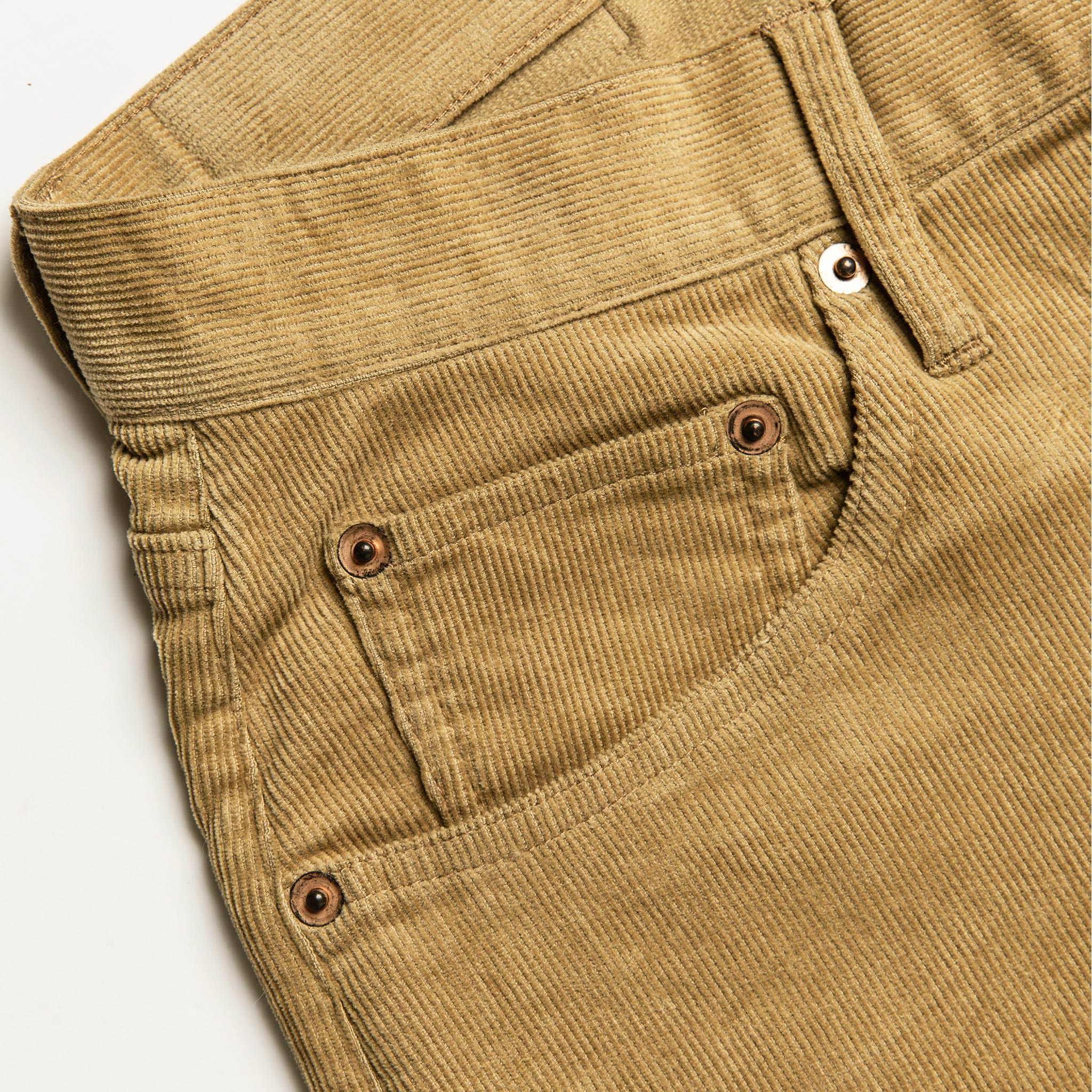 material shot of pocket, Bottoms by Taylor Stitch