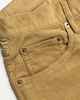 material shot of pocket, Bottoms by Taylor Stitch