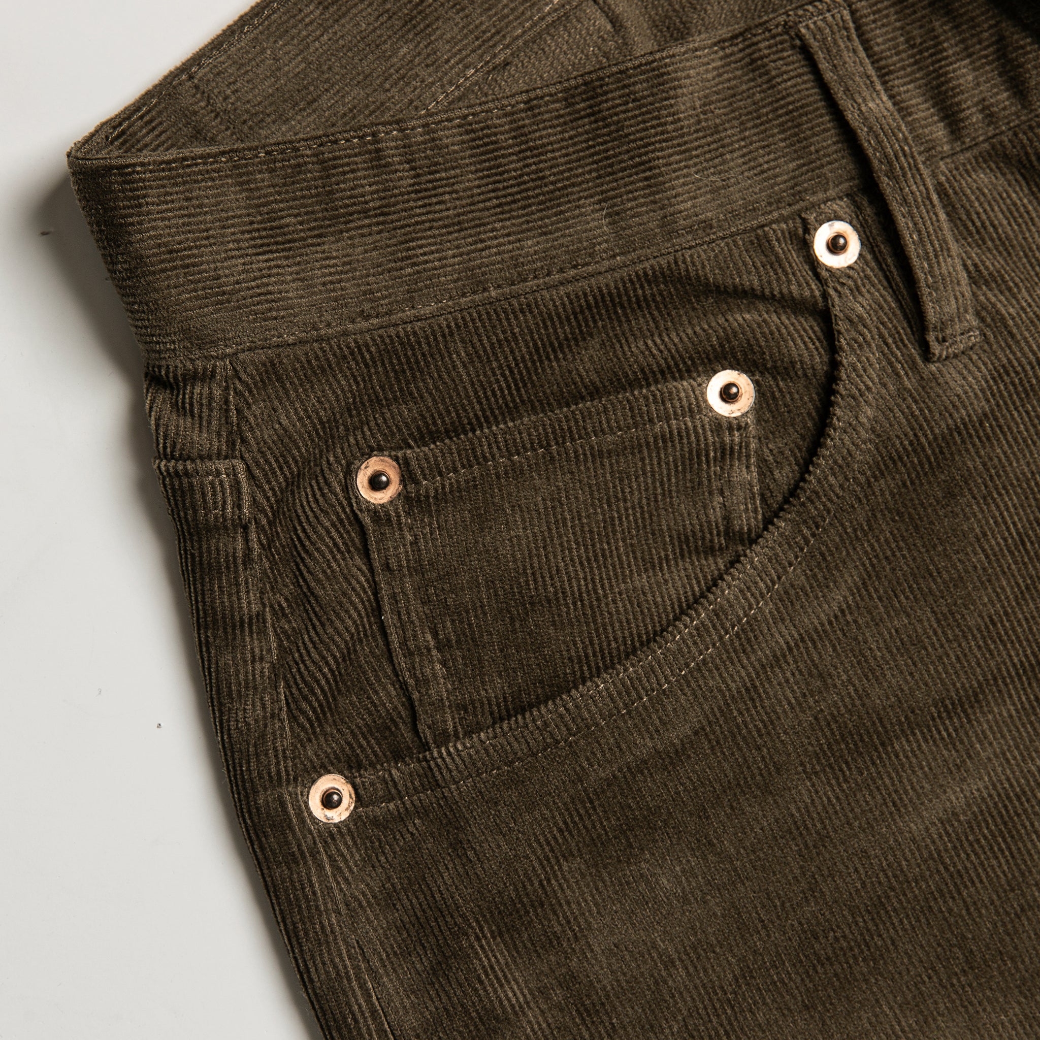 material shot of pocket, Bottoms by Taylor Stitch