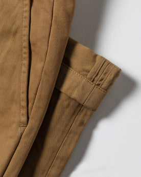 material shot of cuff, Bottoms by Taylor Stitch