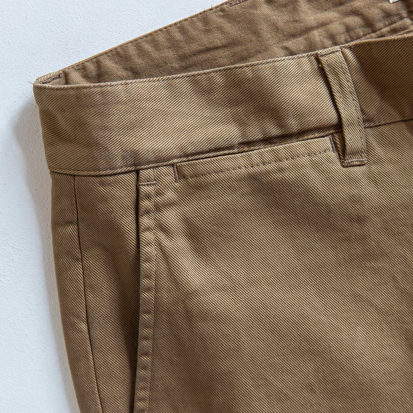 The Slim Foundation Chino Pant in Organic Khaki | Men's Bottoms ...